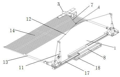 一种便于在船体上布置的固定翼无人机折叠式回收装置的制作方法
